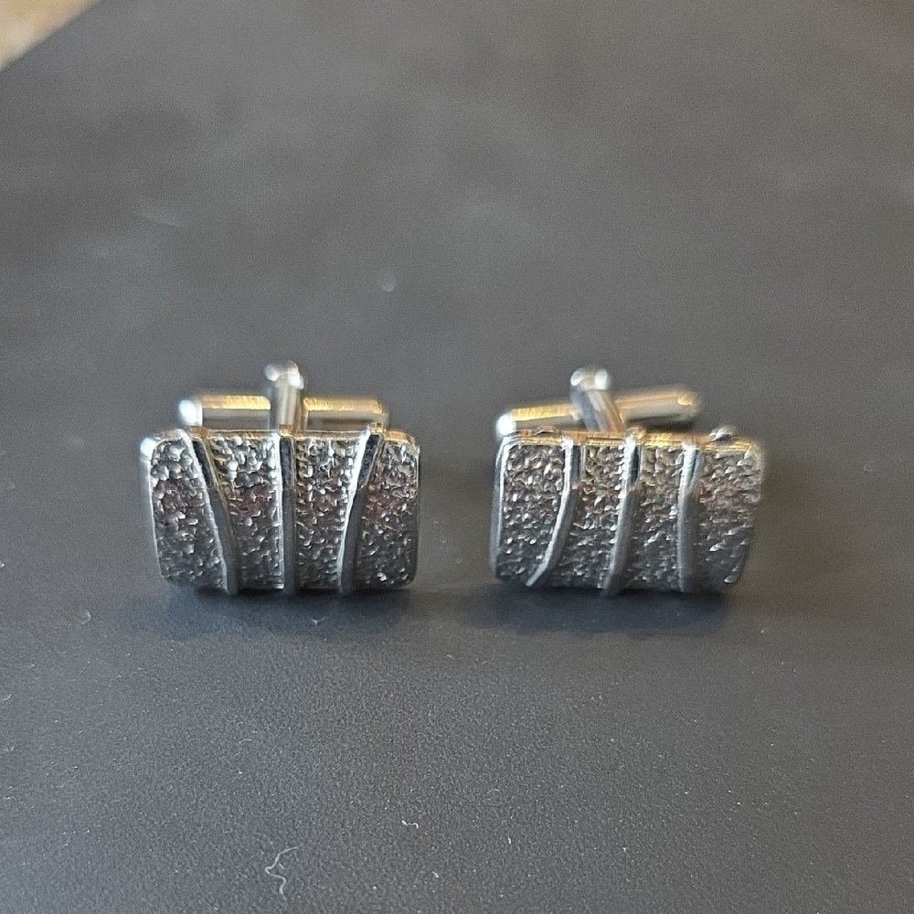 Vintage Silver Tone Cufflinks